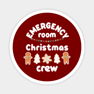 Emergency room Christmas crew, Matching group, Gift for nurse sister, friend Magnet